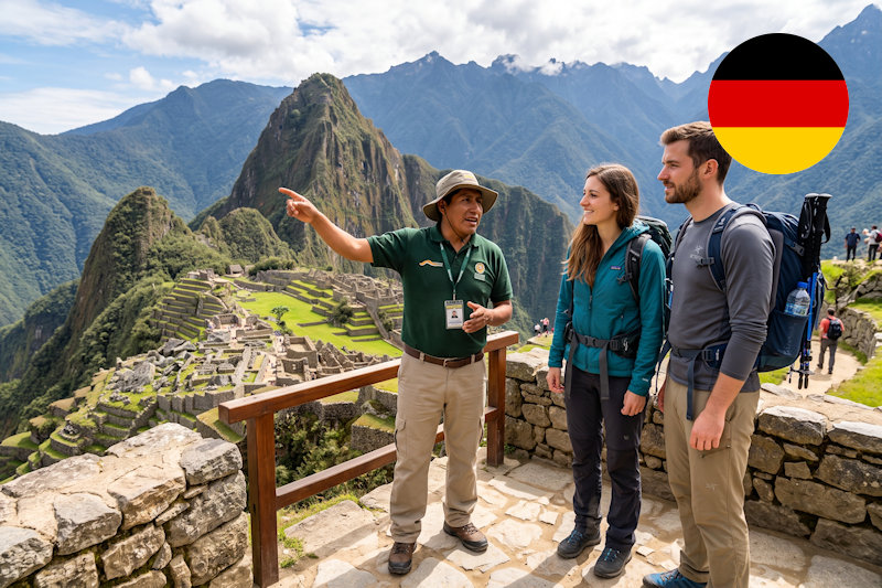 Guida a Machu Picchu in tedesco