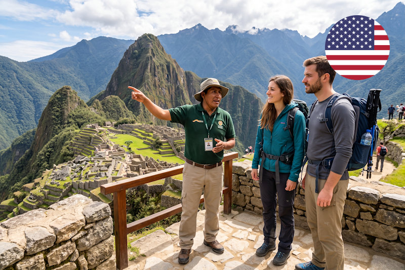 Guida a Machu Picchu in inglese