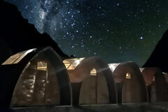 Notte stellata al campeggio
