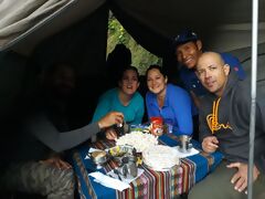 Colazione durante il trekking