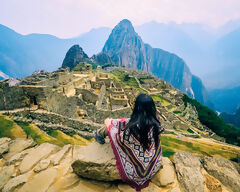 Escursionisti a Machu Picchu
